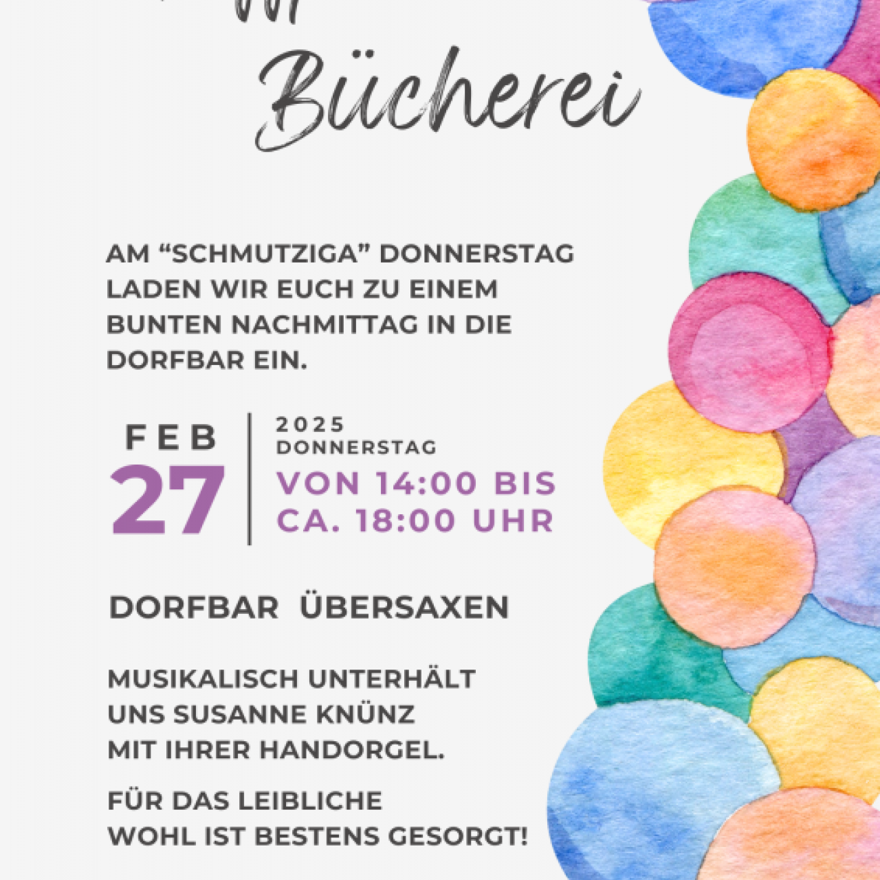 Plakat Faschingscafe